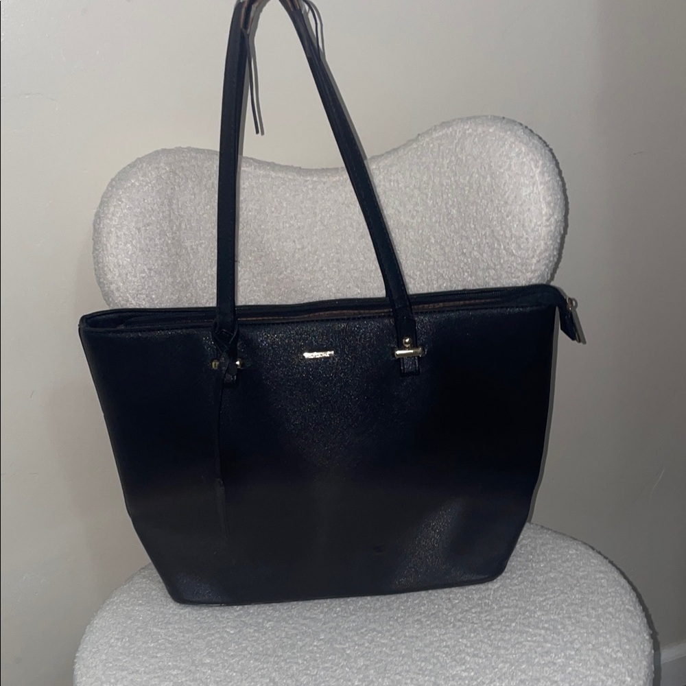 Elegant Black Tote Bag
